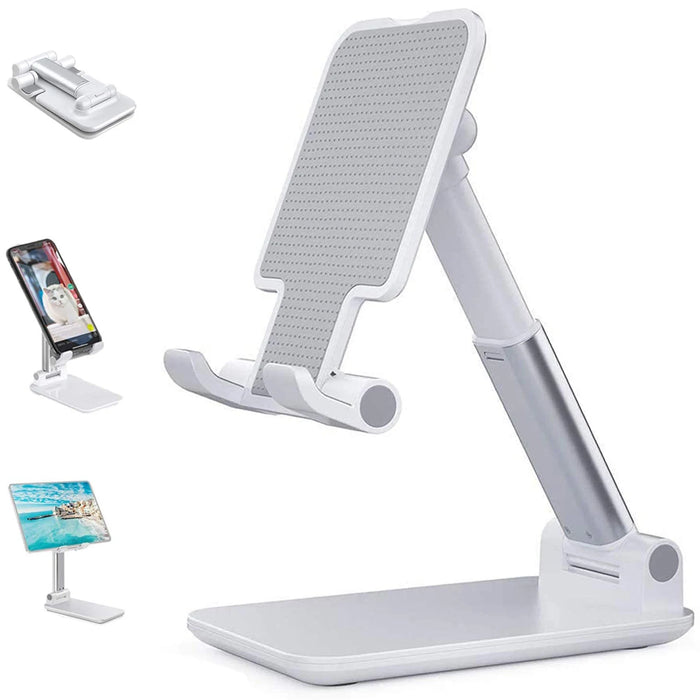 Desk Mobile Phone Holder Stand For iPhone iPad Xiaomi huawei Metal Desktop Tablet Holder Table Cell Foldable Extend Support