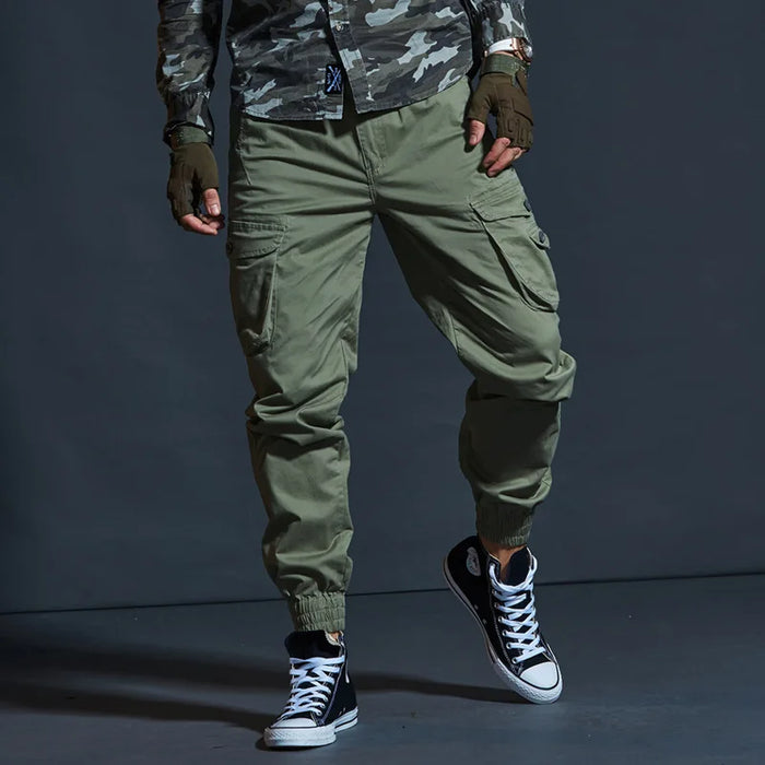 High Quality Khaki Casual Pants Men Military