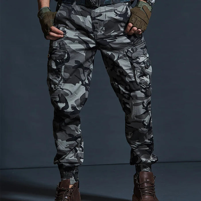 High Quality Khaki Casual Pants Men Military