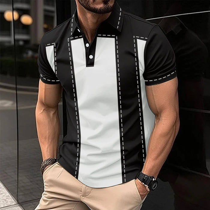 New Summer Men Short Sleeved Polo Shirt