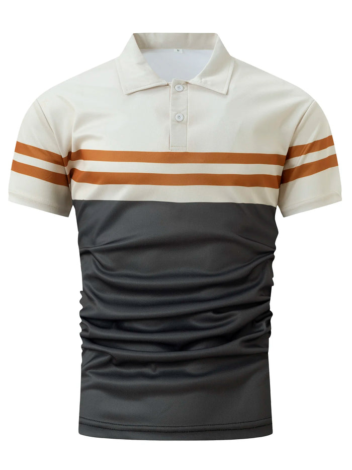 New Summer Men Short Sleeved Polo Shirt