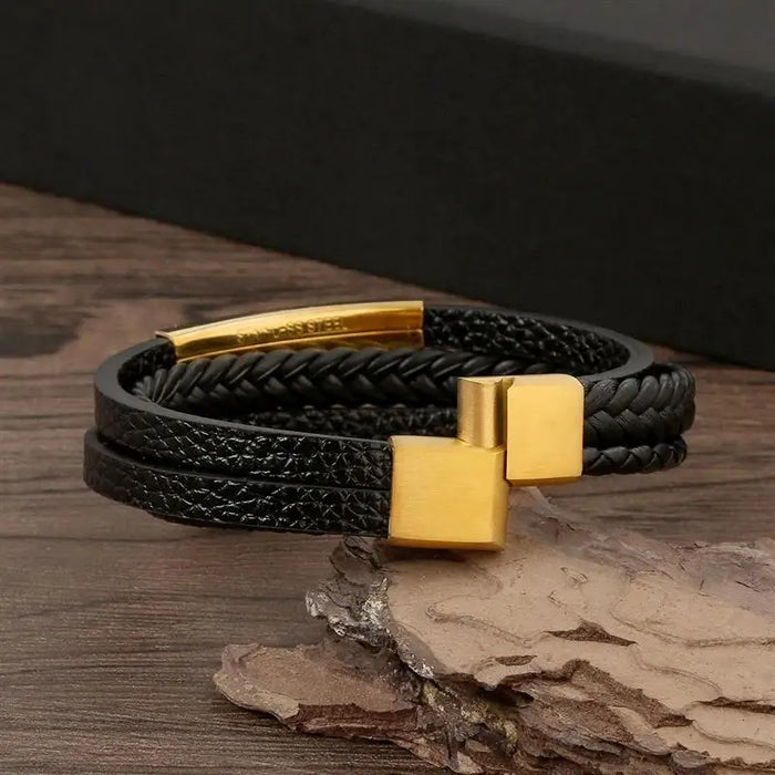 Classic Men's Leather Bracelet New Style