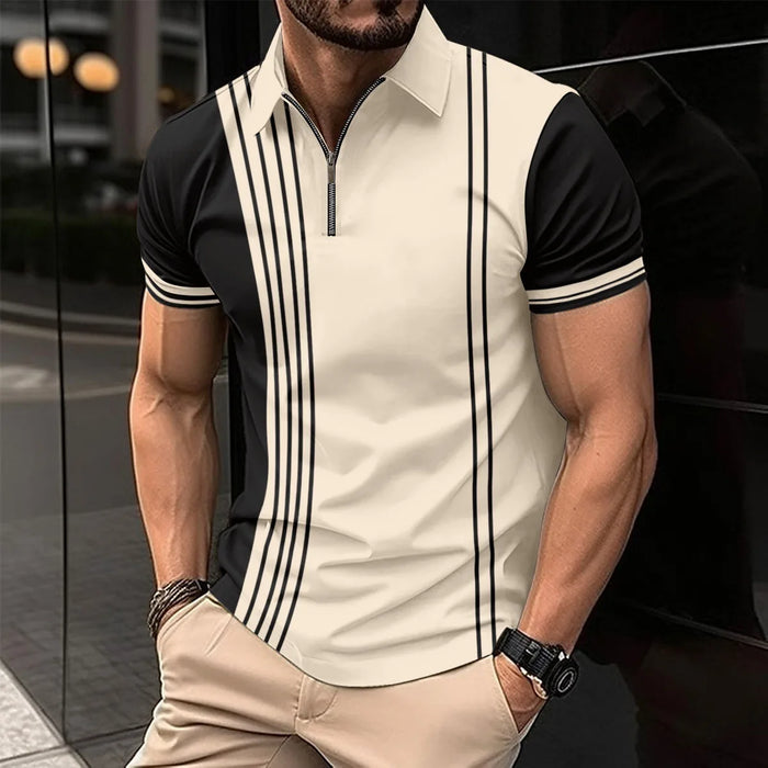 New Summer Men Short Sleeved Polo Shirt