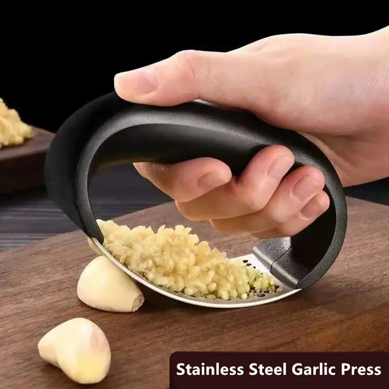 Stainless Steel Garlic Press Kitchen Garlic Press
