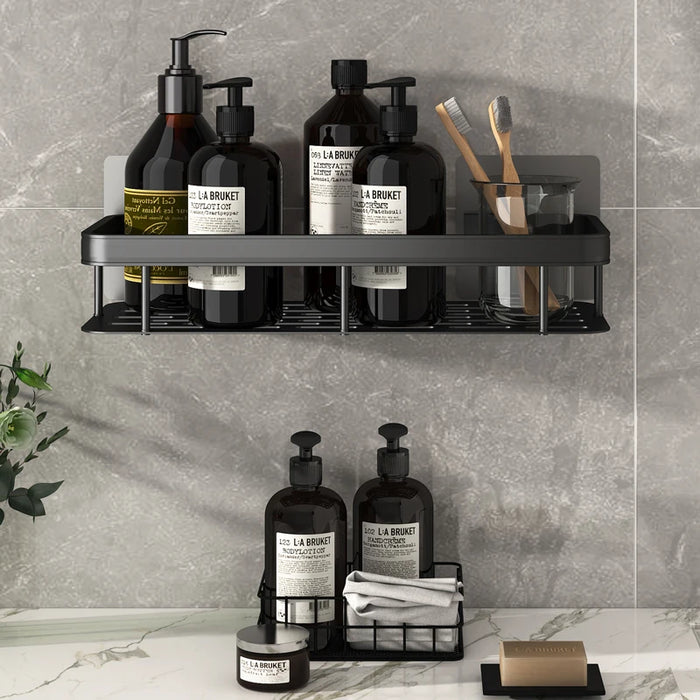 Bathroom Shelf Kitchen Storage Organizer Aluminum Alloy