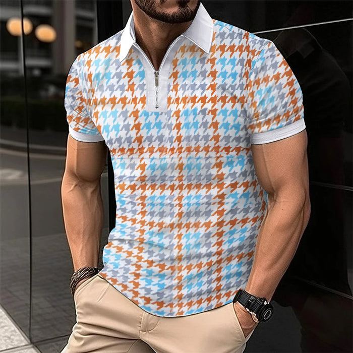 New Summer Men Short Sleeved Polo Shirt