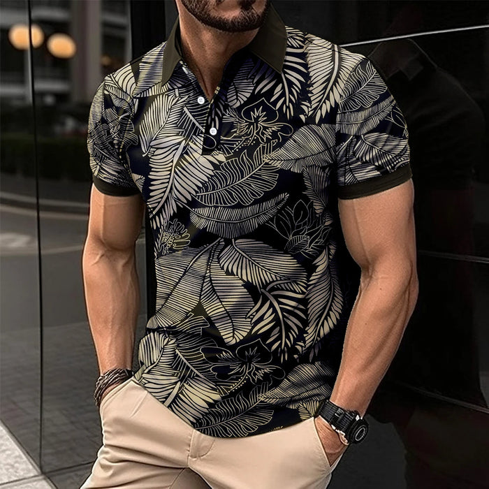 New Summer Men Short Sleeved Polo Shirt