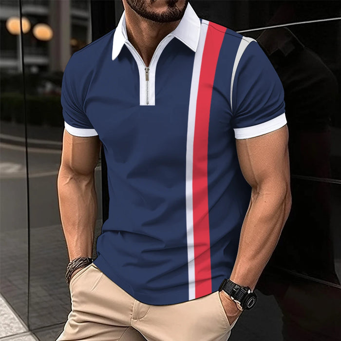 New Summer Men Short Sleeved Polo Shirt