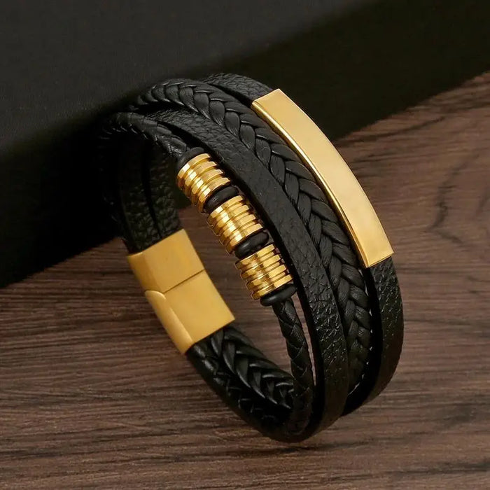 Classic Men's Leather Bracelet New Style